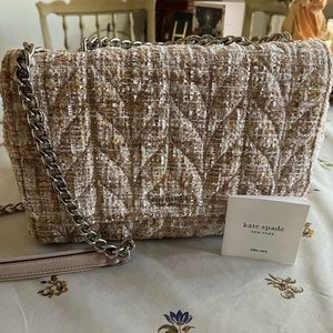 Kate Spade Briar Lane quilted tweed Emelyn 💕